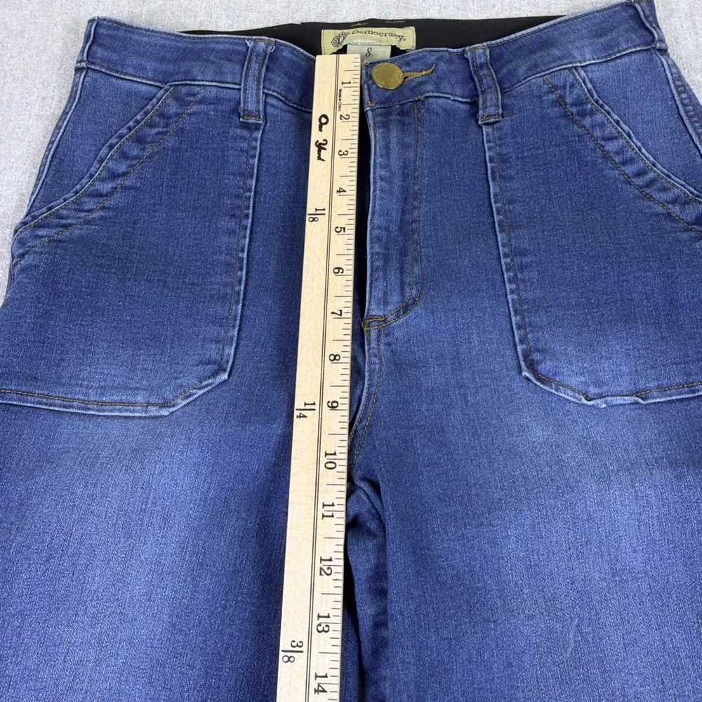 Democracy‎ Jeans Womens 8 Bootcut Utility Pocket High Rise Stretch Ab Technology